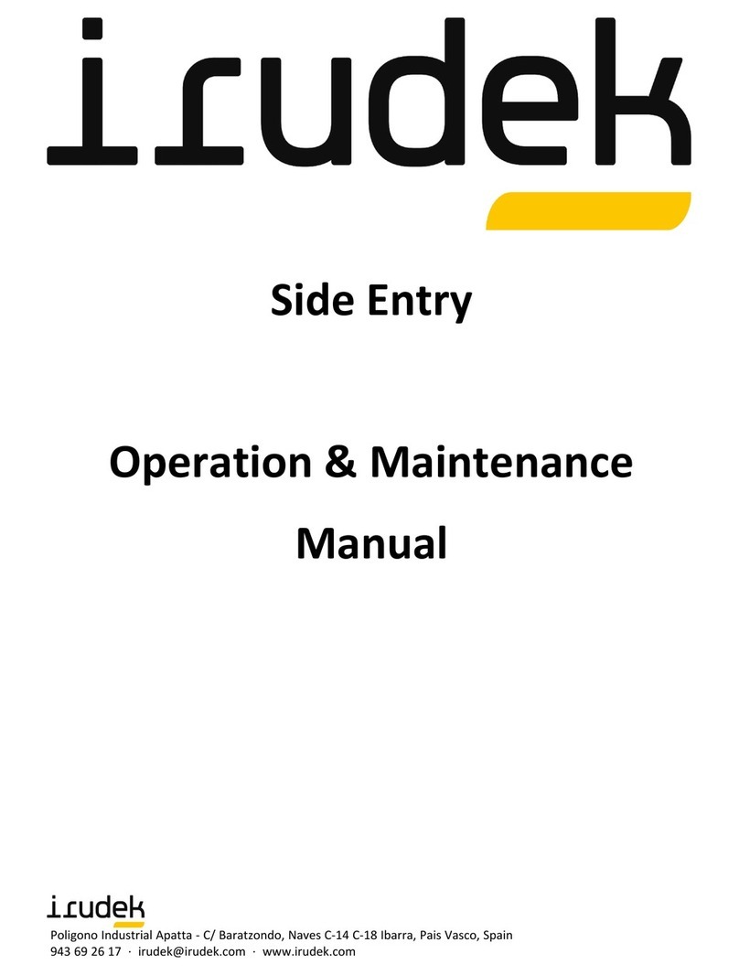 IRUDEK Side Entry User manual IRUDEK Side Entry User manual