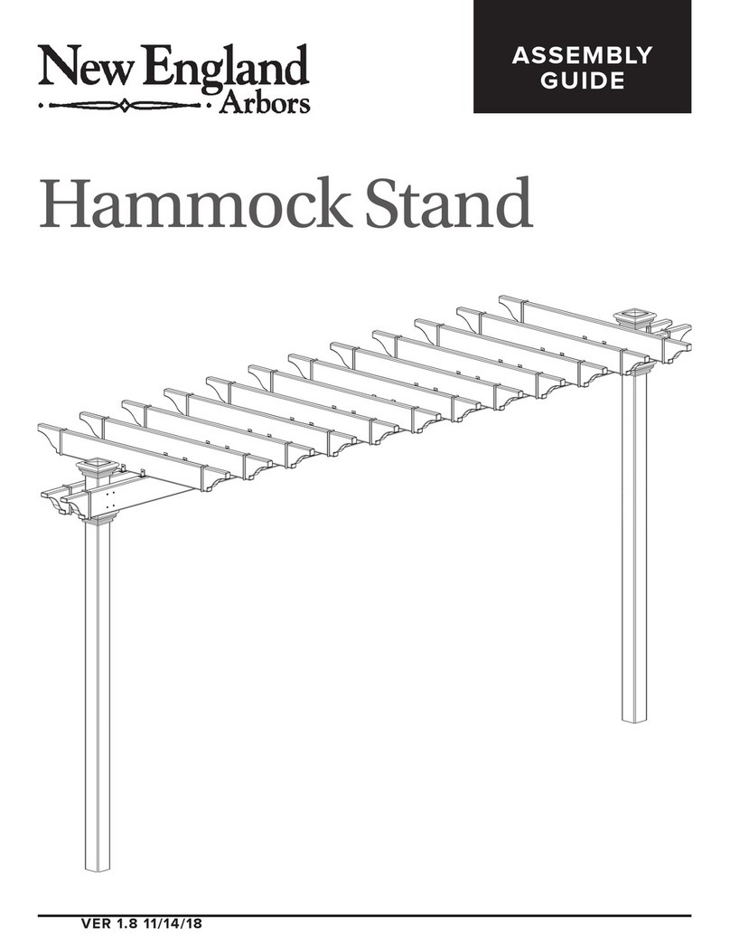 New England Arbors Hammock Stand Assembly guide New England Arbors Hammock Stand Assembly guide