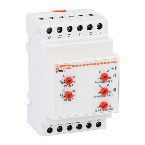 LOVATO ELECTRIC DCRM 2 User manual