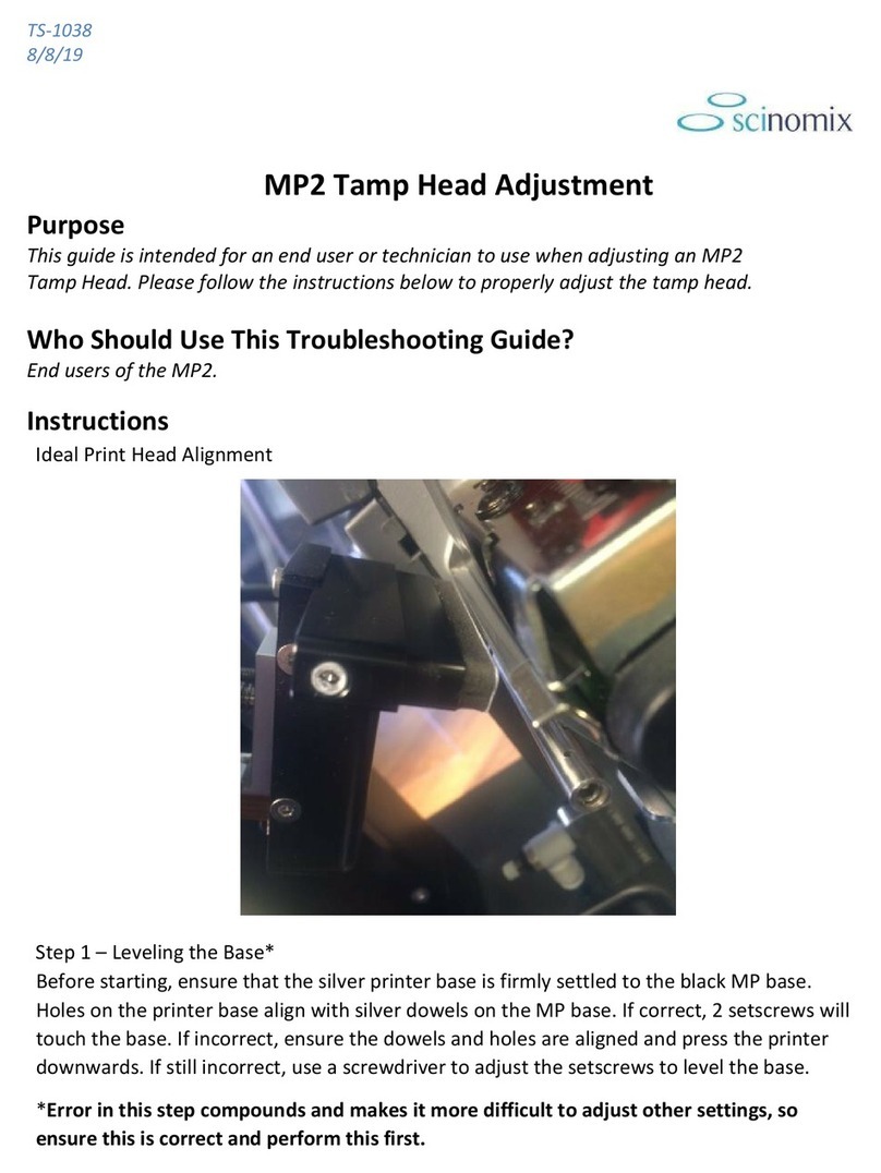 Scinomix MP2 troubleshooting guide