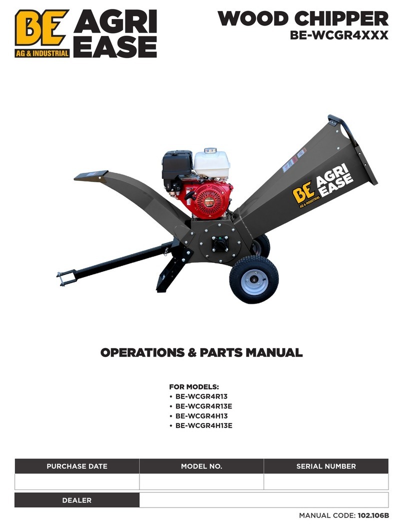 BE Ag & Industrial BE-WCGR4 Series Operations & parts manual