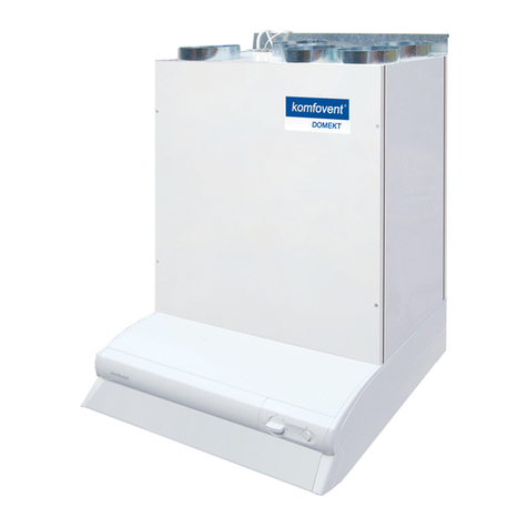 Komfovent DOMEKT ReGO 200VEW-BK Electrical installation and Operation Manual