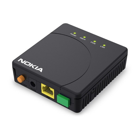 Nokia ONT G-010G-R User manual