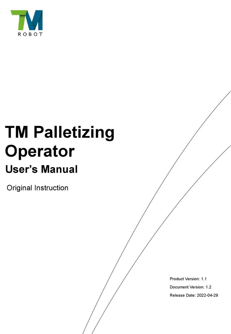 Techman Robot TM Palletizing Operator user manual