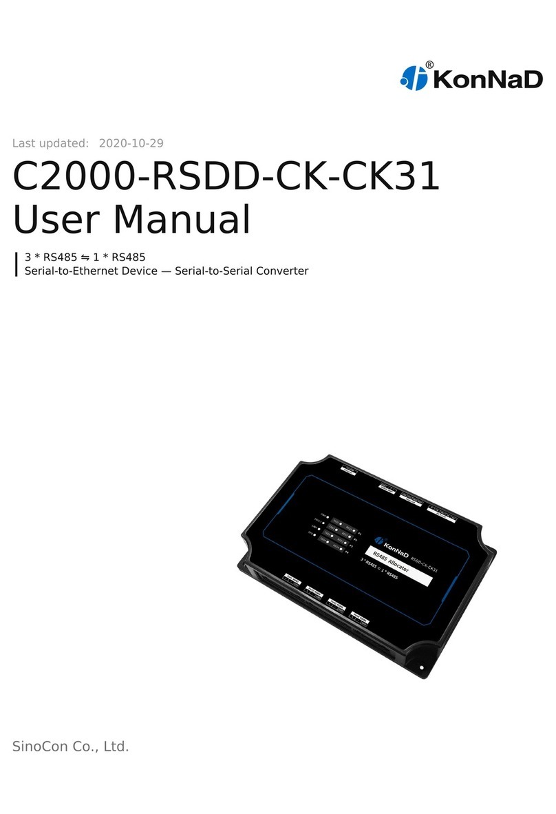 KonNad C2000-RSDD-CK-CK31 user manual