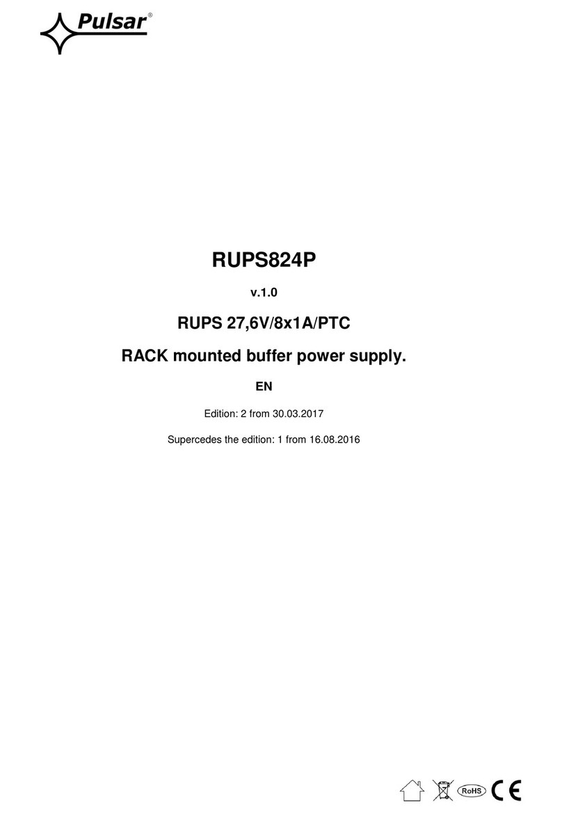 Pulsar RUPS824P manual