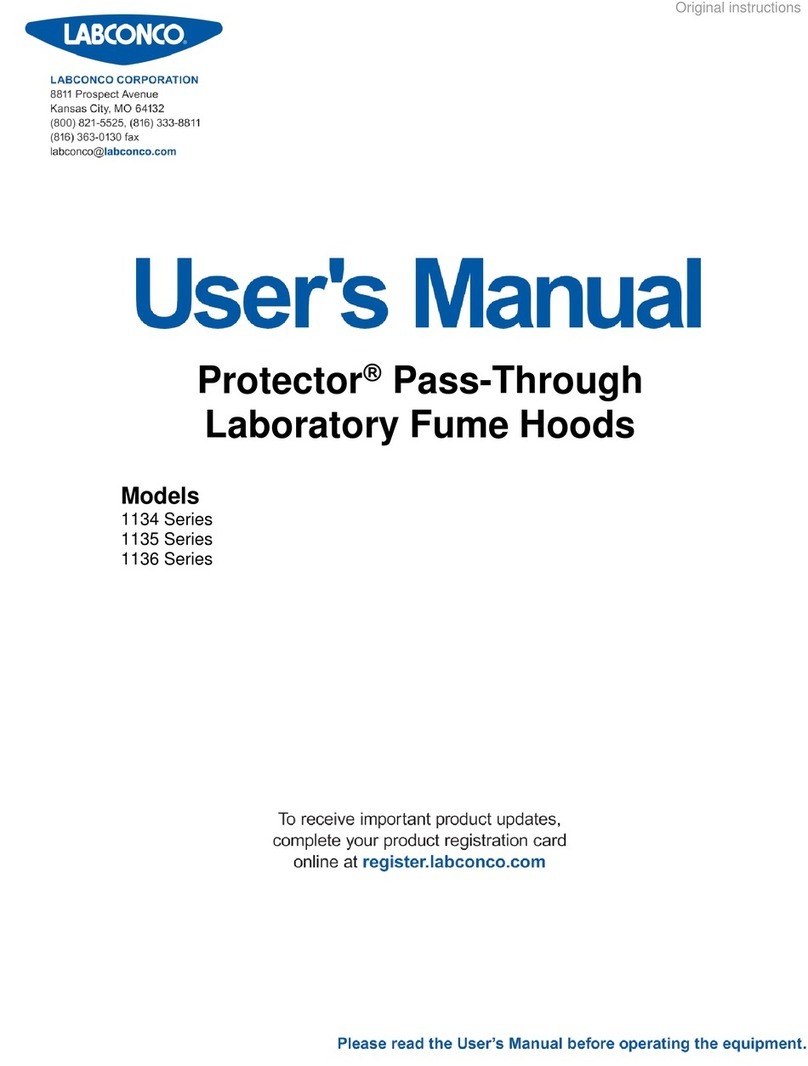 Labconco Protector 1134 Series user manual