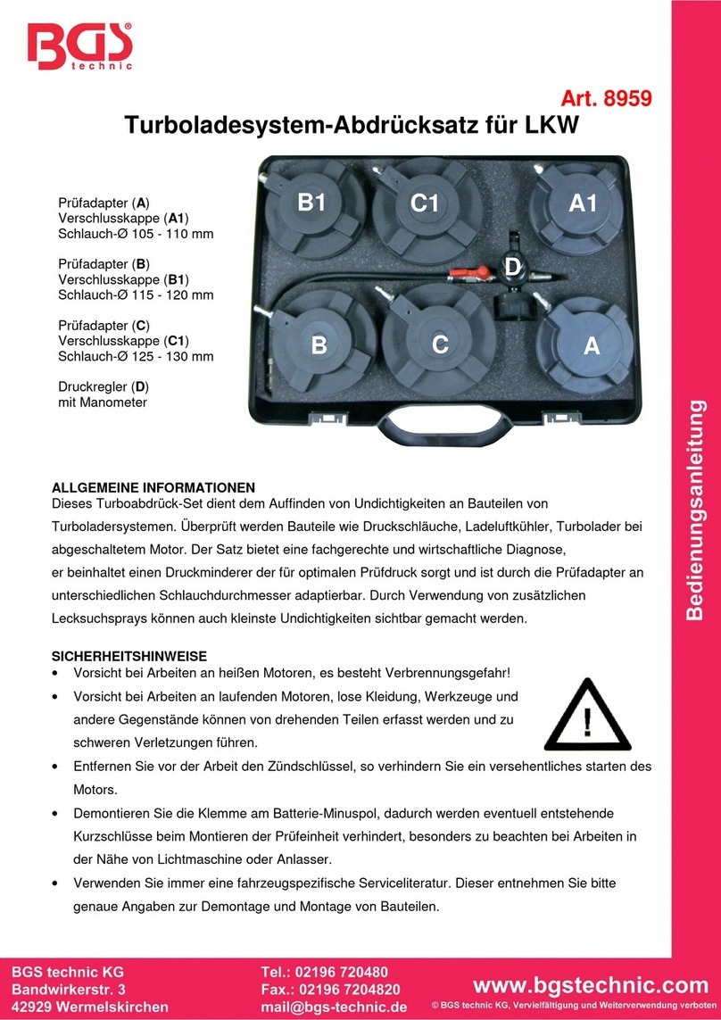 BGS technic 8959 instruction manual