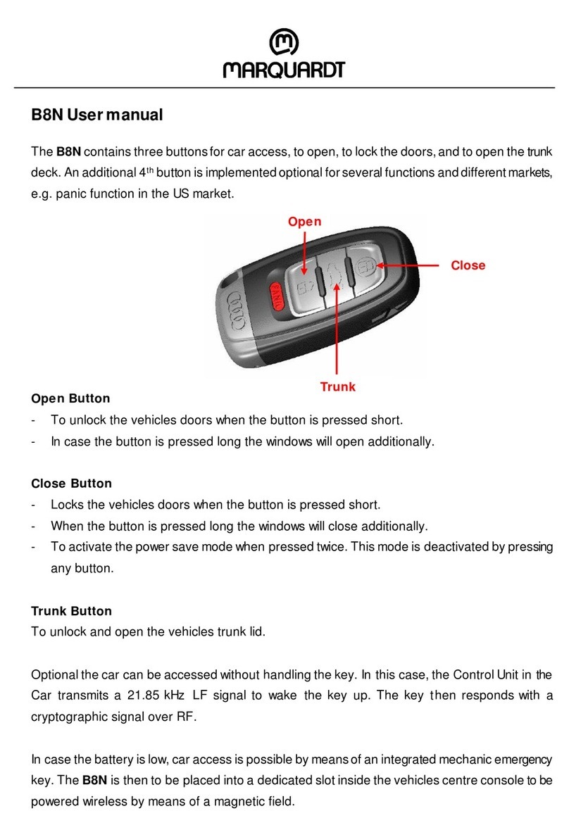 Marquardt B8N user manual