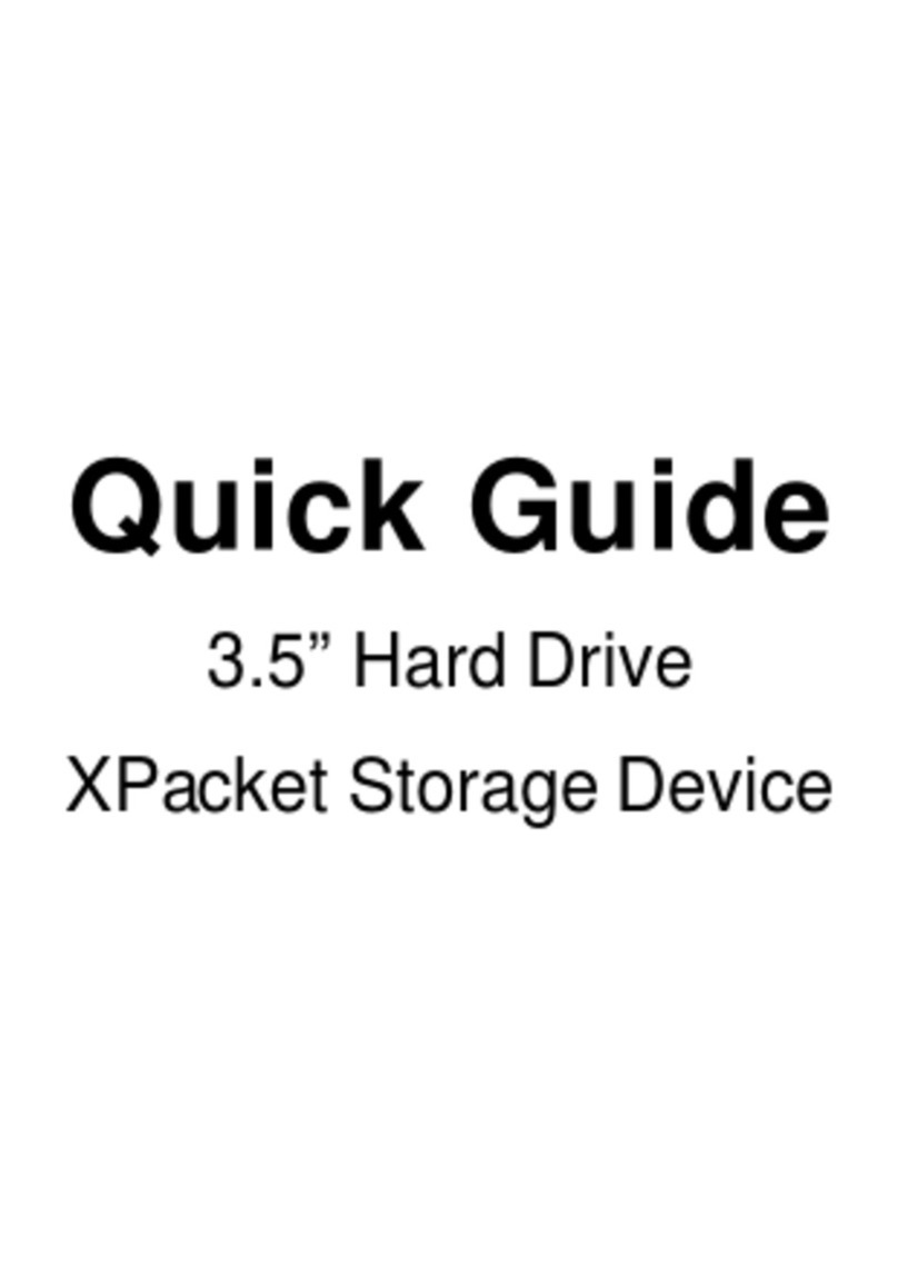 Dat Optic XPacket Storage Device quick guide Dat Optic XPacket Storage Device quick guide