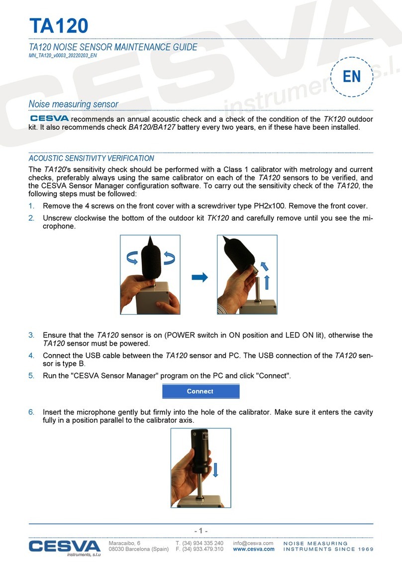 CESVA TA120 Maintenance Guide
