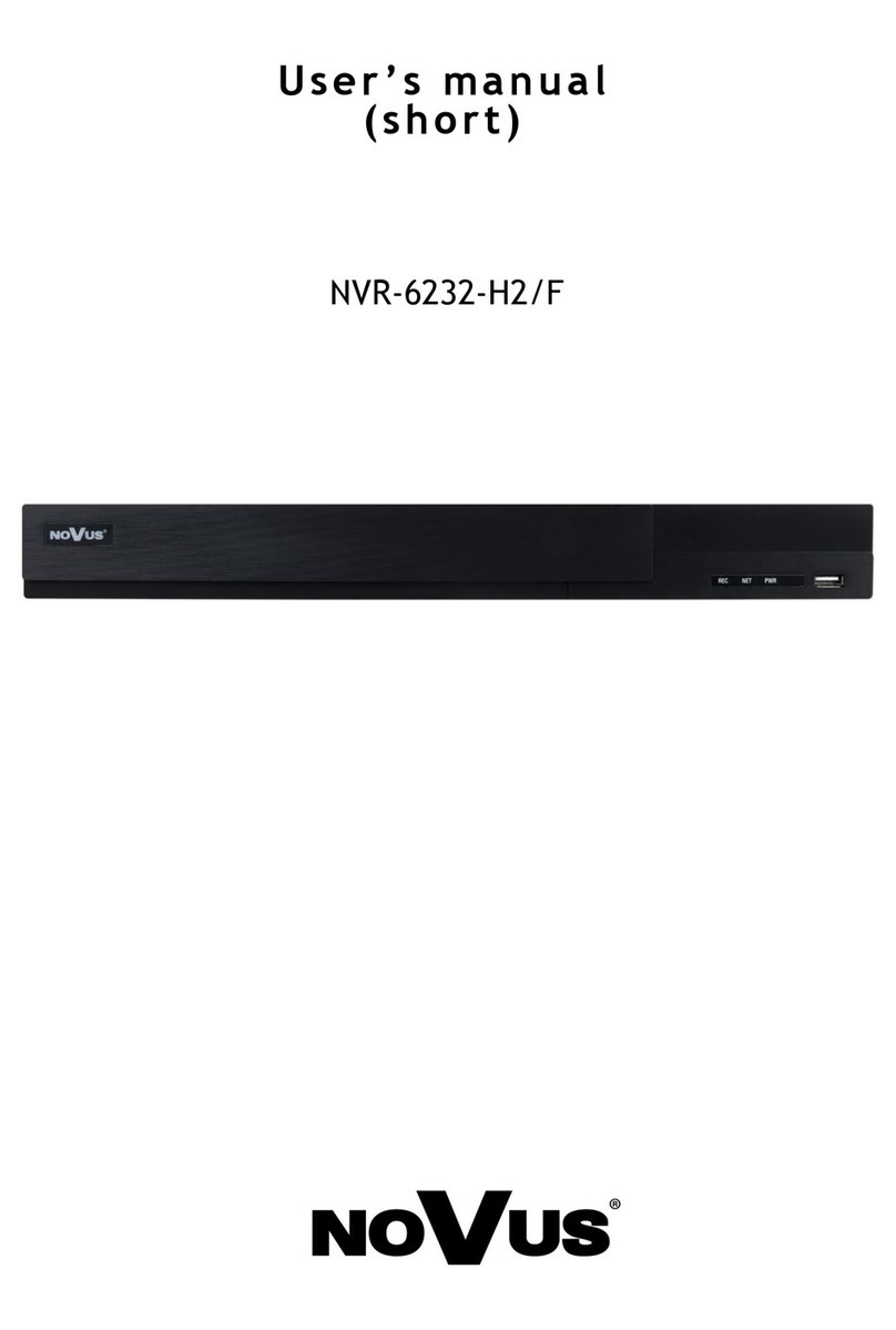 Novus NVR-6232-H2/F user manual