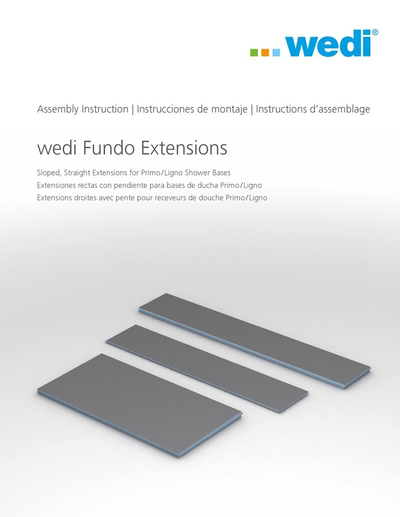 Wedi Fundo Assembly instruction