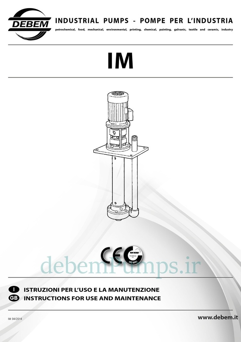 Debem IM 80 Specification sheet
