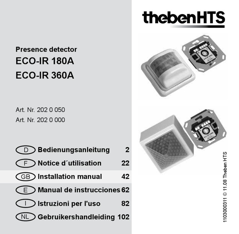 Theben ECO-IR 180A instruction manual