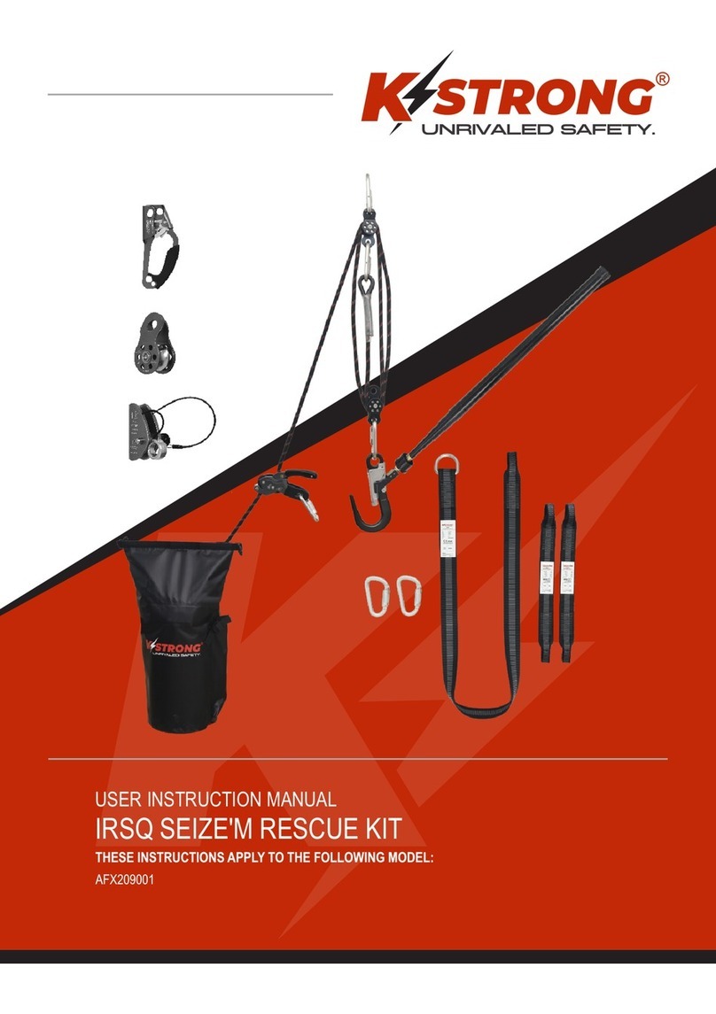 KStrong IRSQ SEIZE'M RESCUE KIT Operator's manual