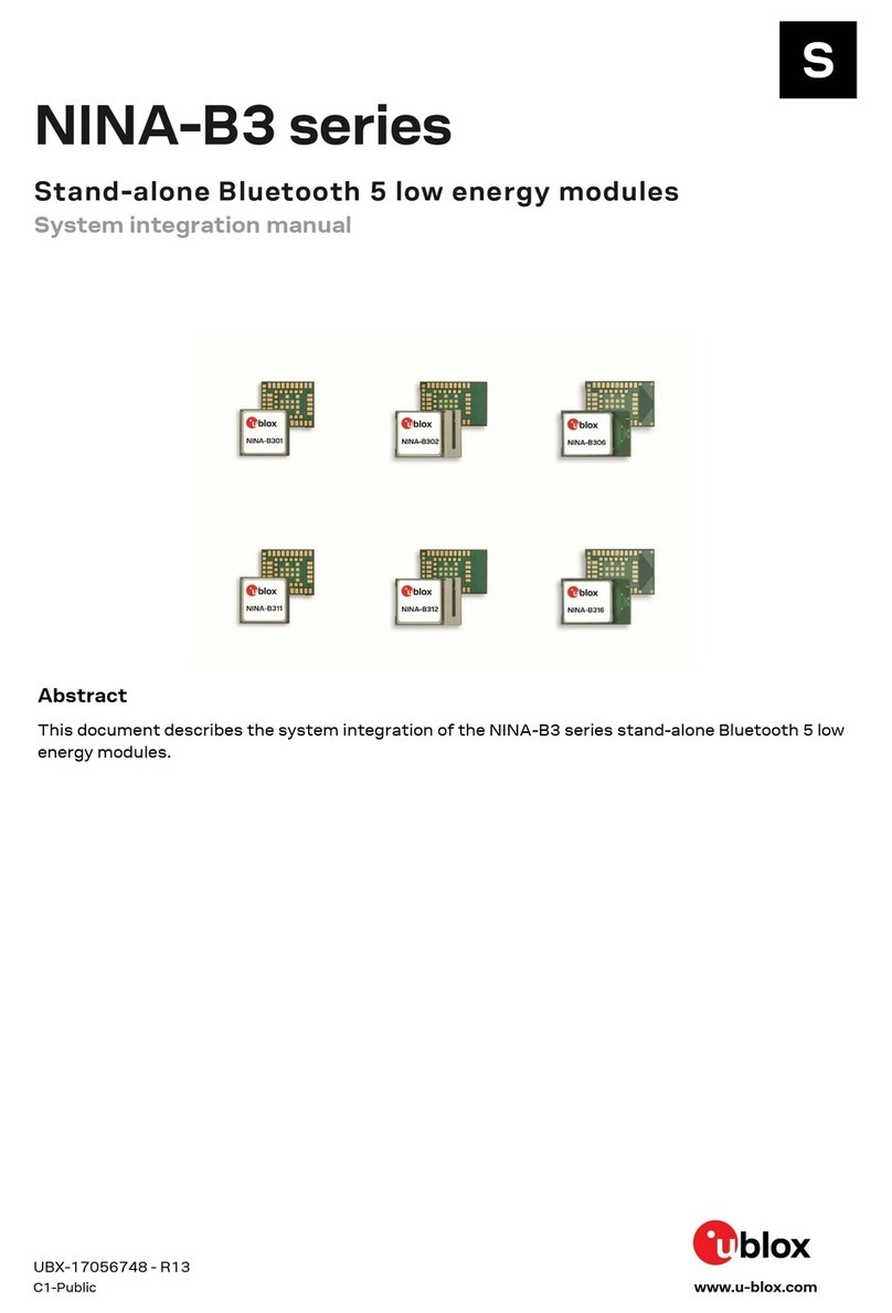 Ublox NINA-B3 Series Quick setup guide Ublox NINA-B3 Series Quick setup guide