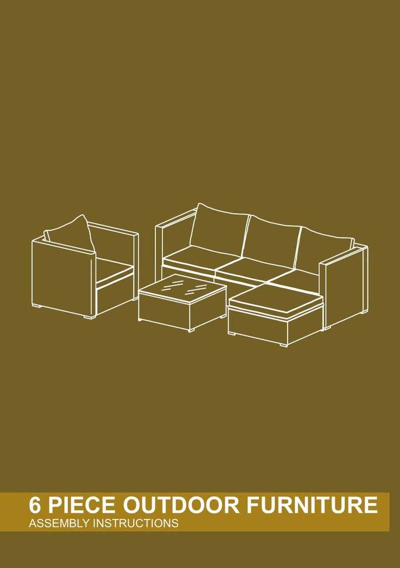 dg casa 10450-6SET Assembly instructions