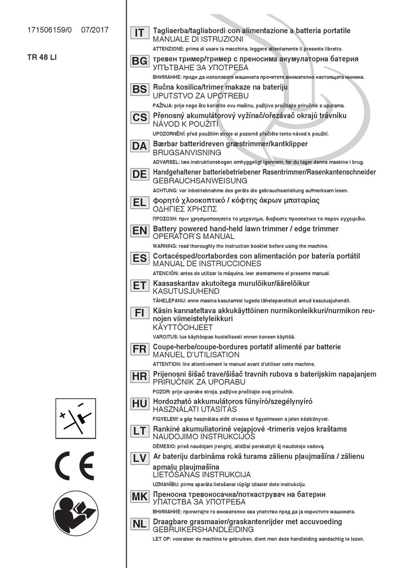 Stiga TR 48 LI User manual