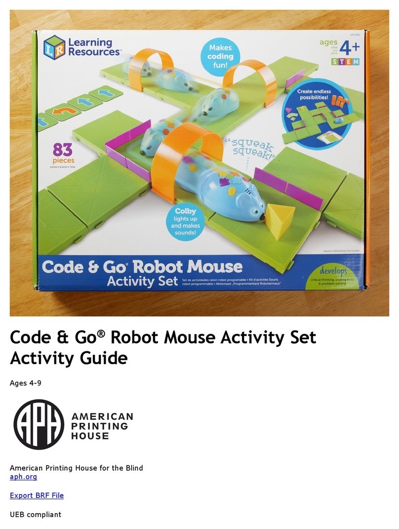 American Printing House Code & Go Robot Mouse Activity Set User manual