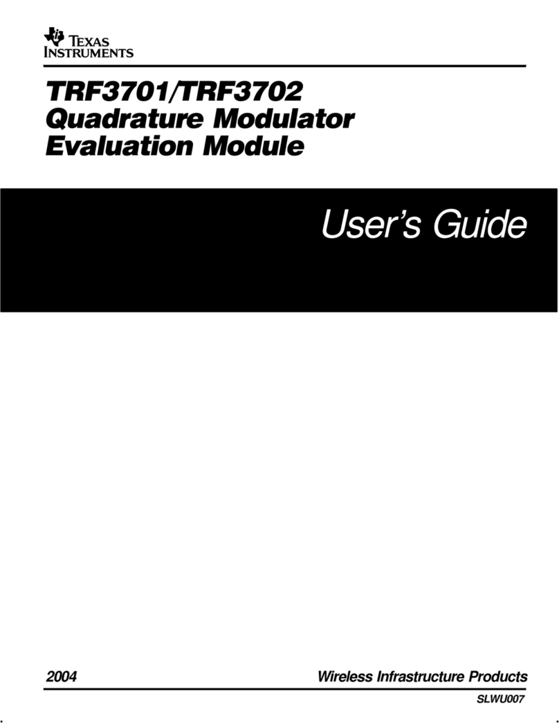 Texas Instruments TRF3701 User manual