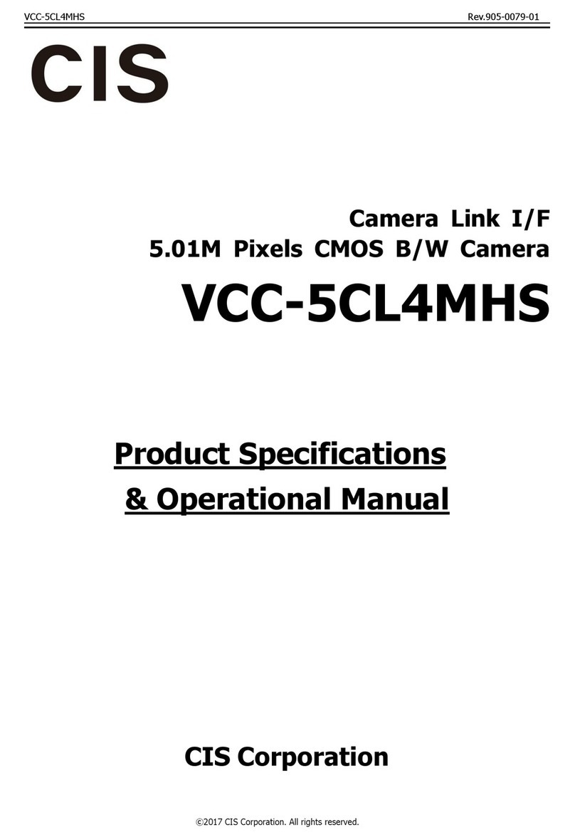 CIS VCC-5CL4MHS Quick start guide