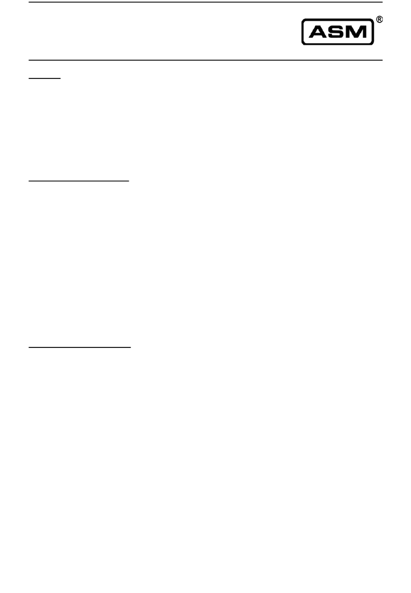 ASM NMG2 User manual