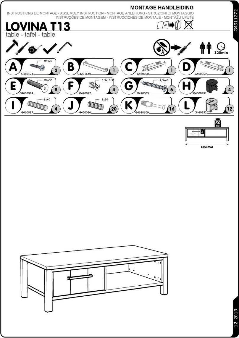 Crack LOVINA T13 Assembly instruction Crack LOVINA T13 Assembly instruction