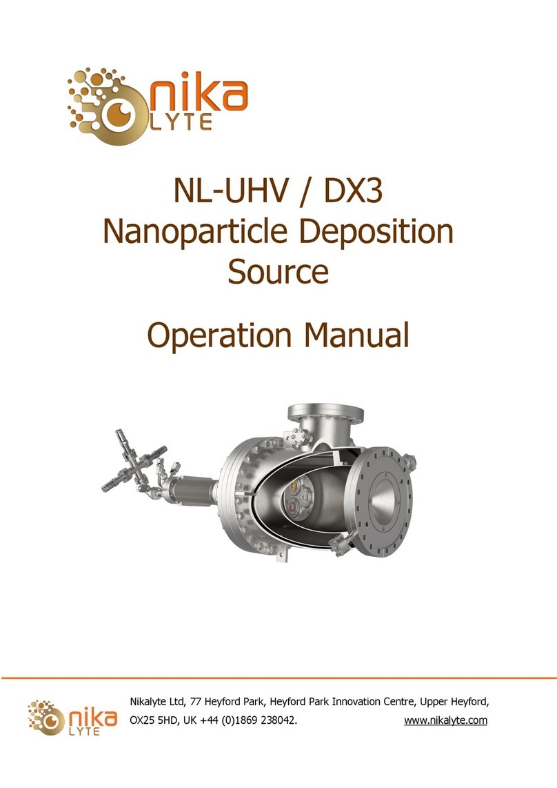 NIKA NL-UHV / DX3 Operation manual