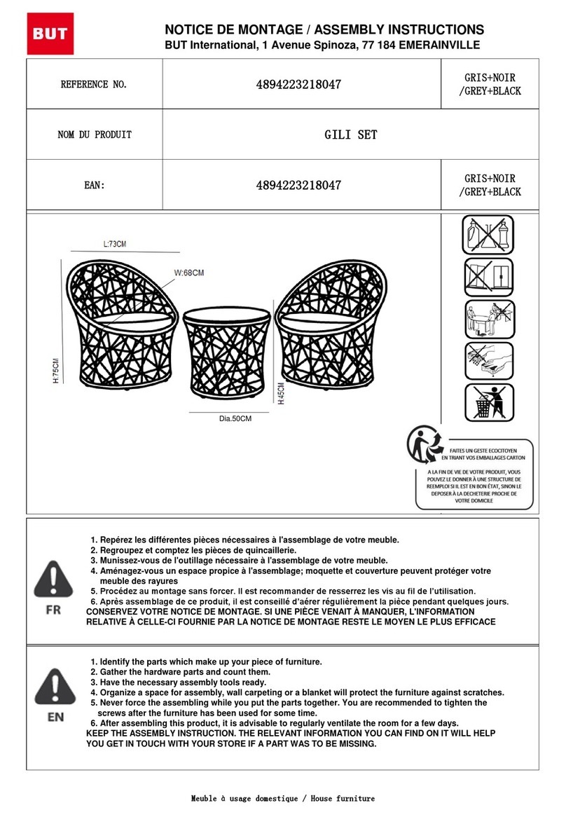 BUT GILI 4894223218047 Assembly instructions