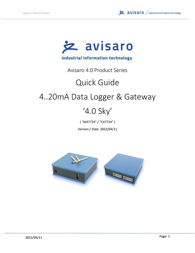 Avisaro 4.0 Sky User manual