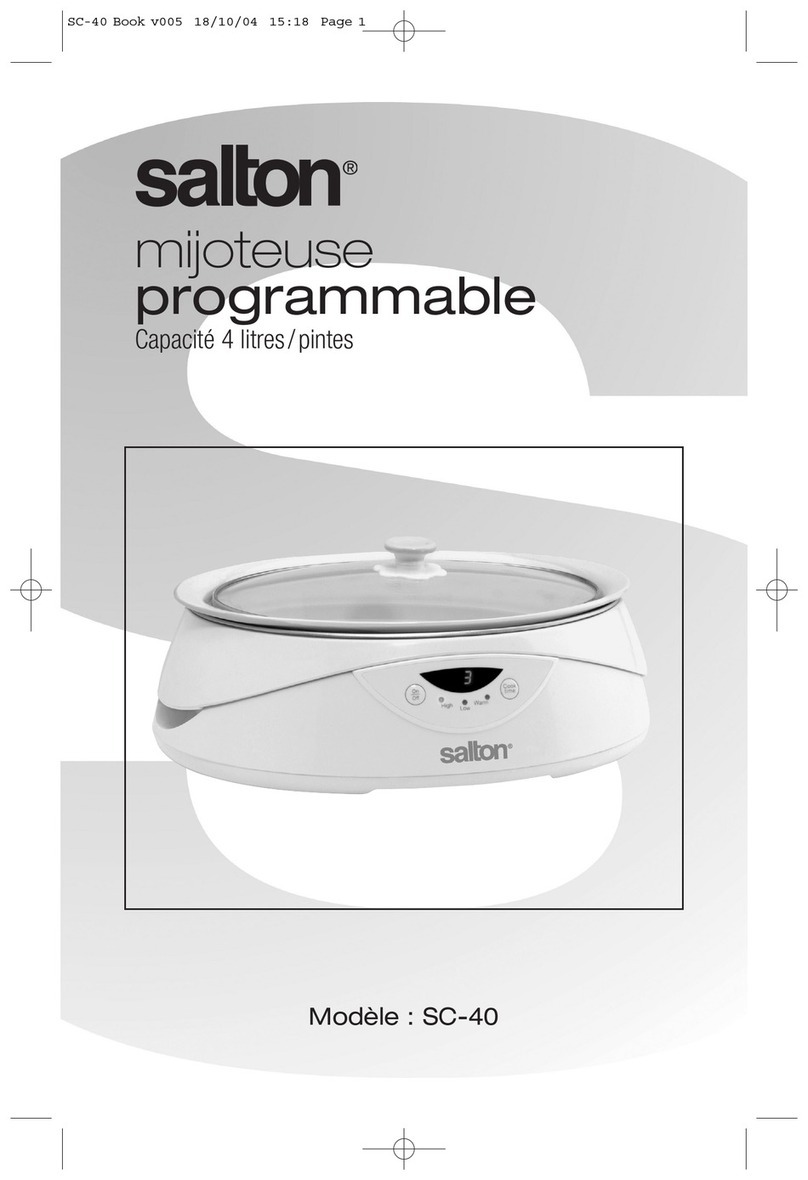 Salton SC-40 manual