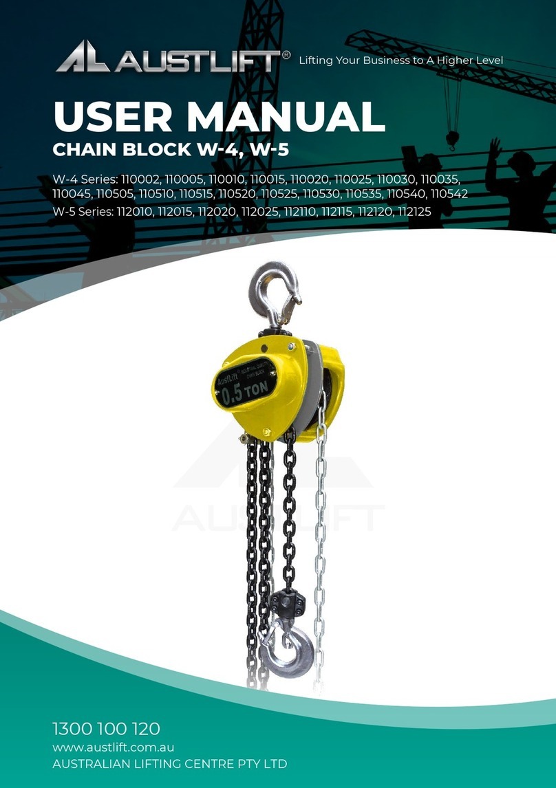 Austlift W-4 Series user manual