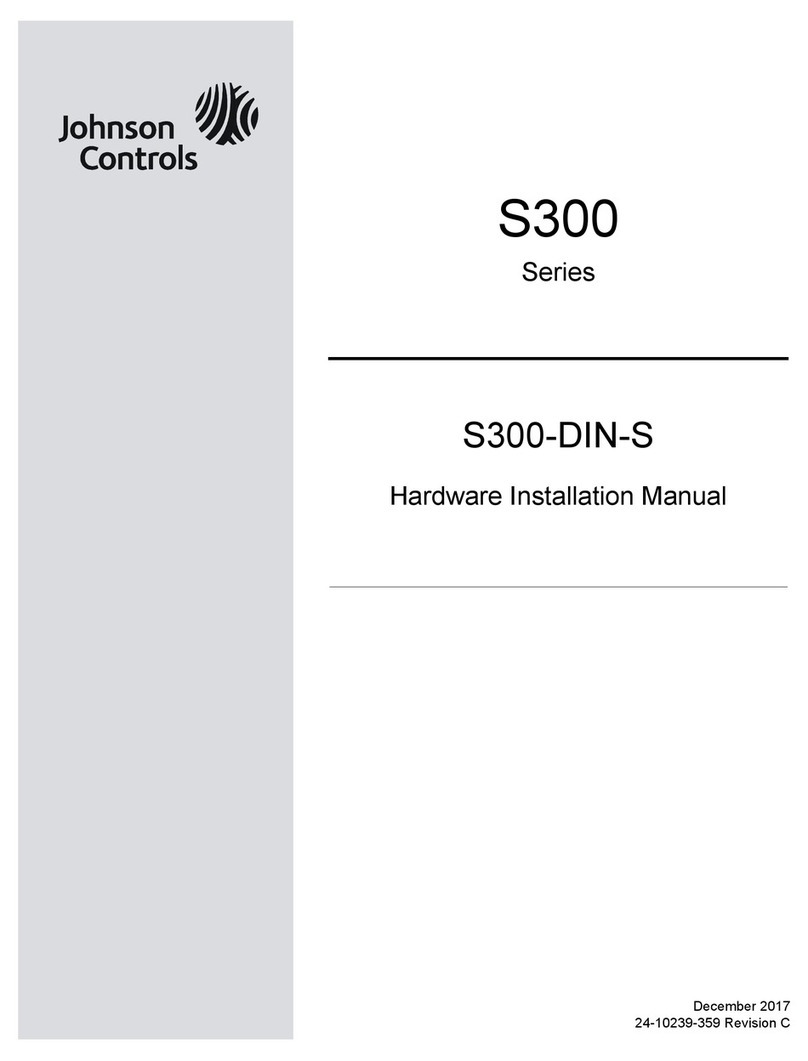 Johnson Controls S300 Series Assembly instructions