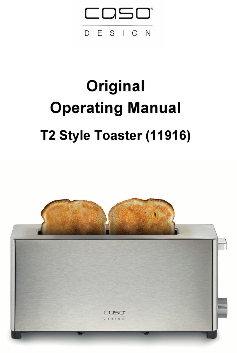 CASO DESIGN NOVEA T2 Original operating manual
