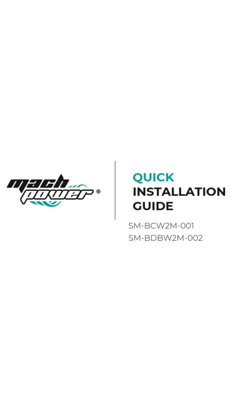 MachPower SM-BCW2M-001 Quick installation guide