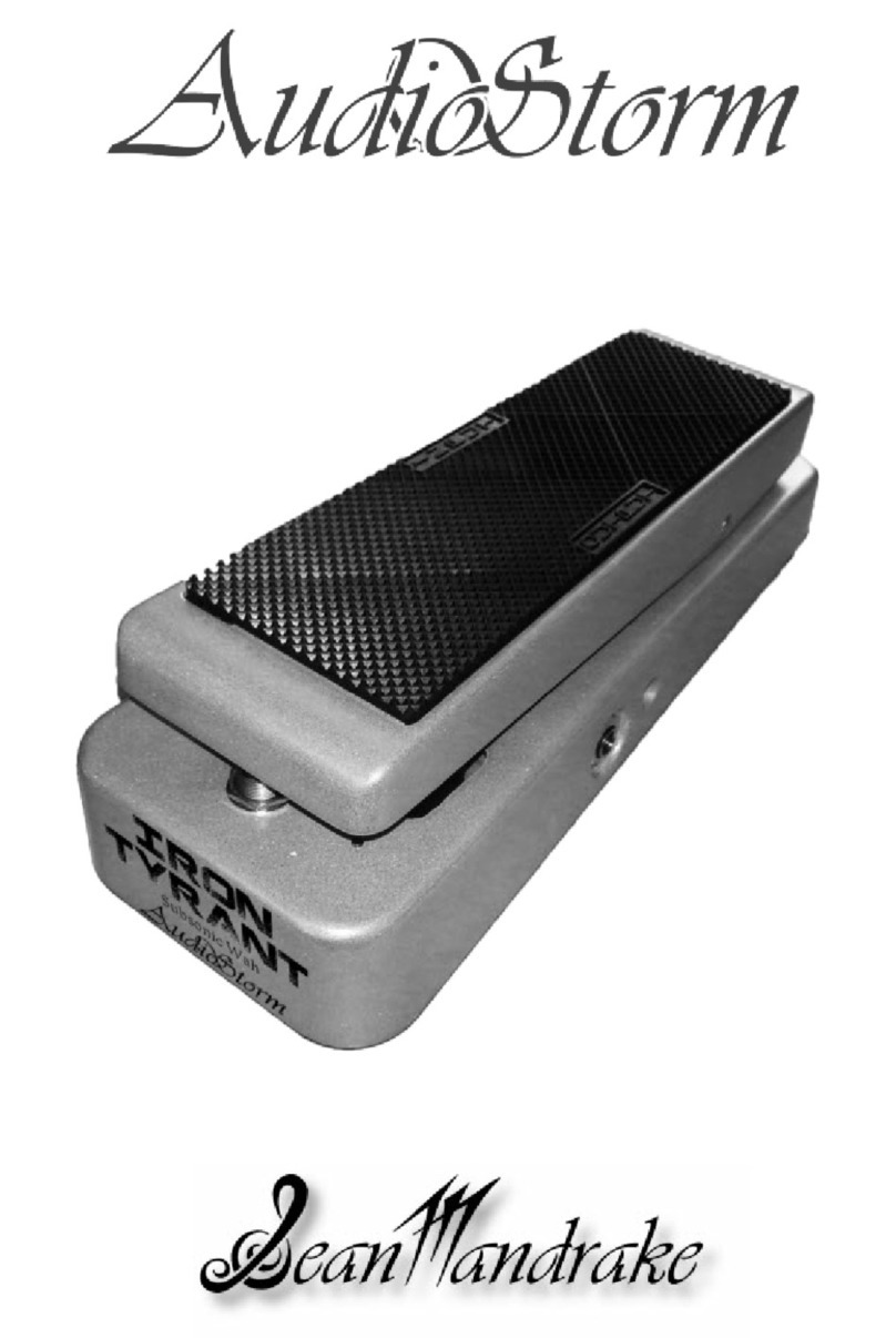 Sean Mandrake AudioStorm Iron Tyrant manual