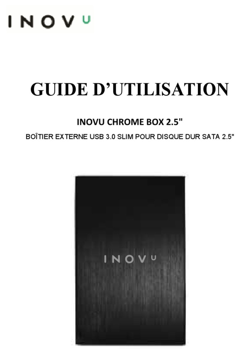 INOVU CHROME BOX 2.5 L user guide
