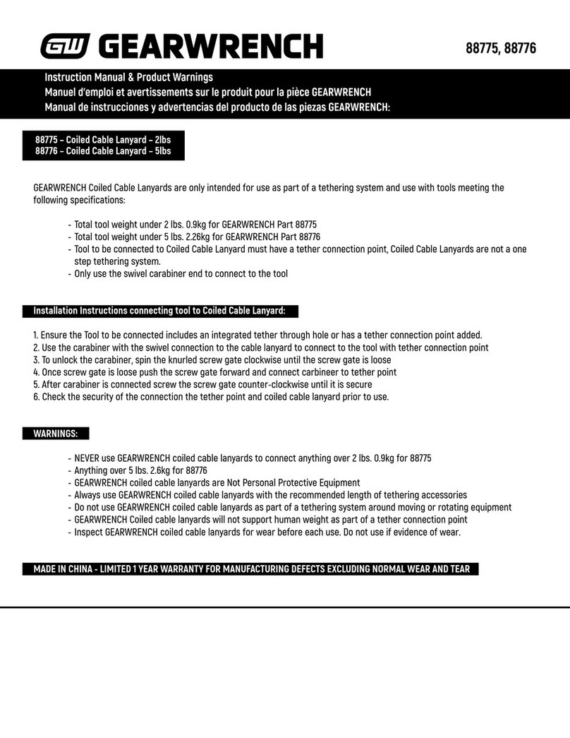 Gearwrench 88775 quick start guide