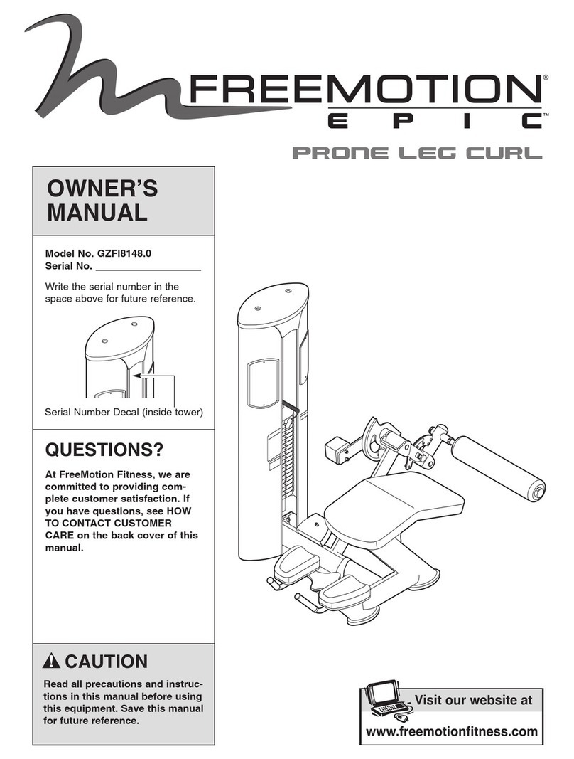 Freemotion EPIC GZFI8148.0 User manual