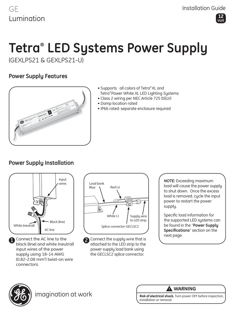 GE Tetra GEXLPS21 User manual GE Tetra GEXLPS21 User manual