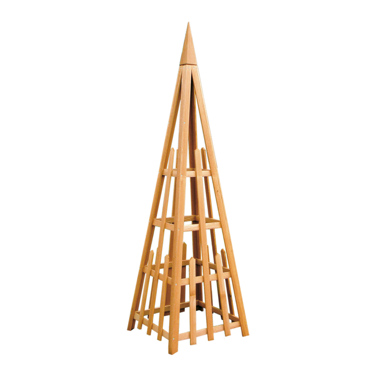 Arboria Pyramid Trellis Assembly instructions Arboria Pyramid Trellis Assembly instructions