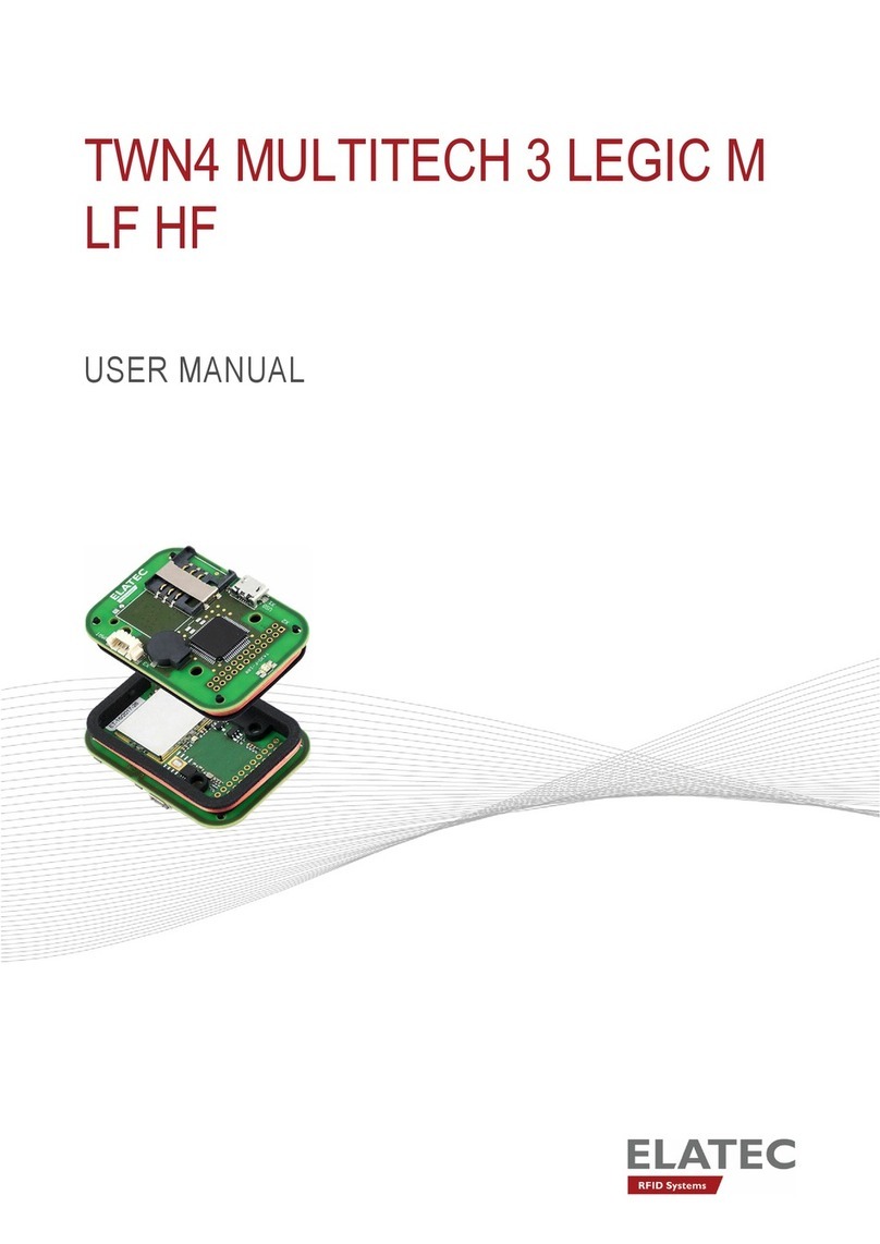 Elatec TWN4 MULTITECH 3 LEGIC M LF HF user manual