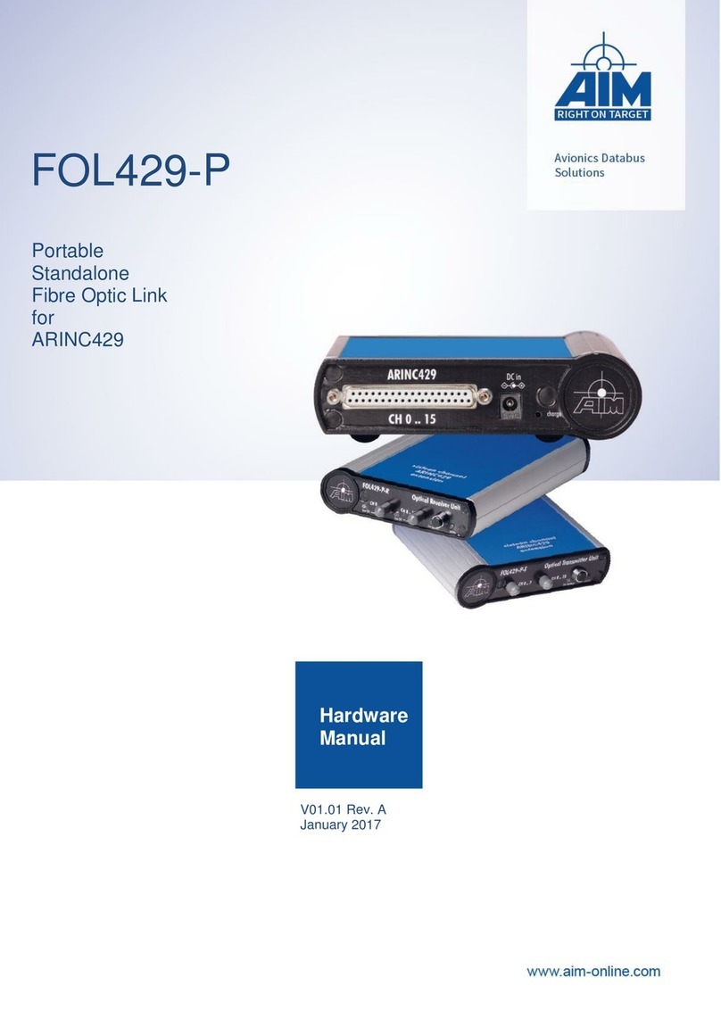 Aim FOL429-P Hardware manual