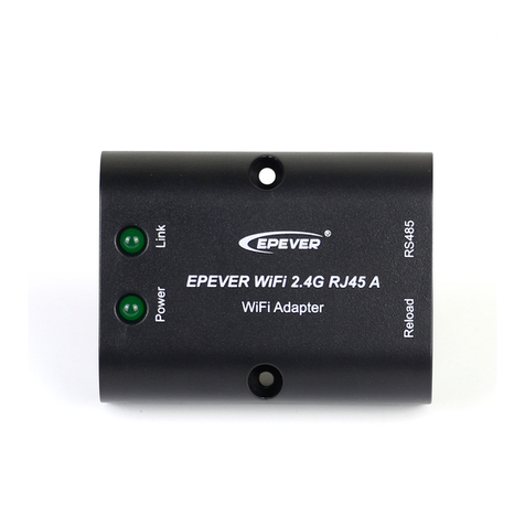 SolarV EPEVER WiFi 2.4G RJ45 A quick start guide