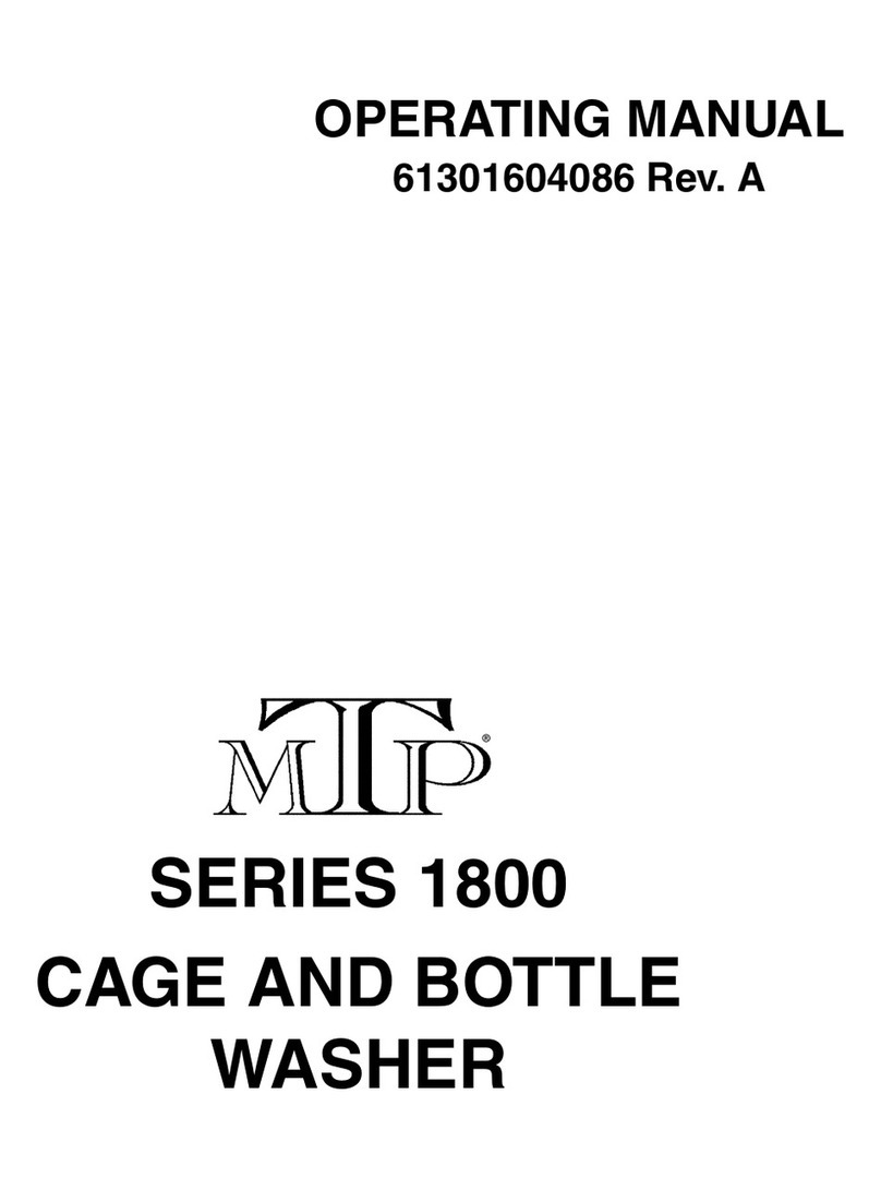 Getinge Castle MTP 1800 Series operating manual