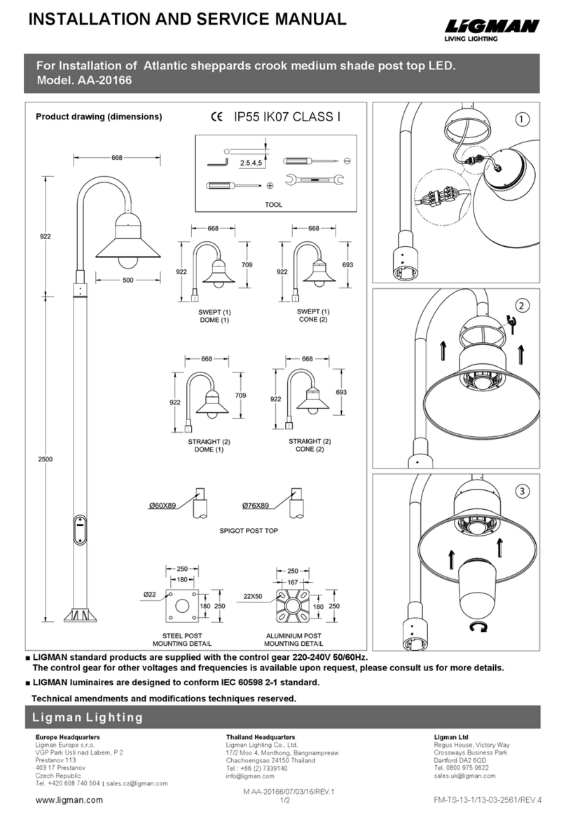 LIGMAN AA-20166 Manual