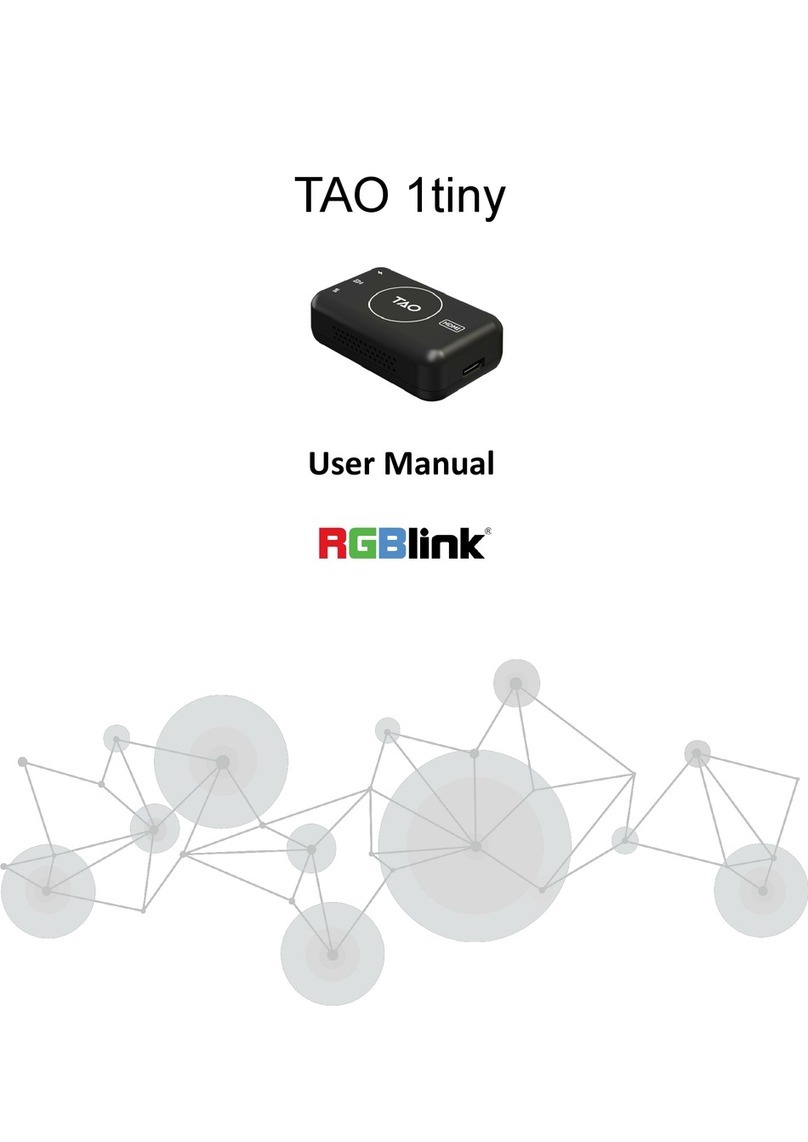 RGBlink TAO 1tiny user manual
