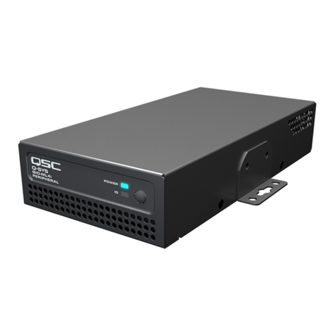QSC Q-SYS QIO-ML4i Hardware user manual