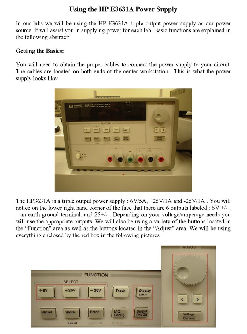 HP E3631A Using